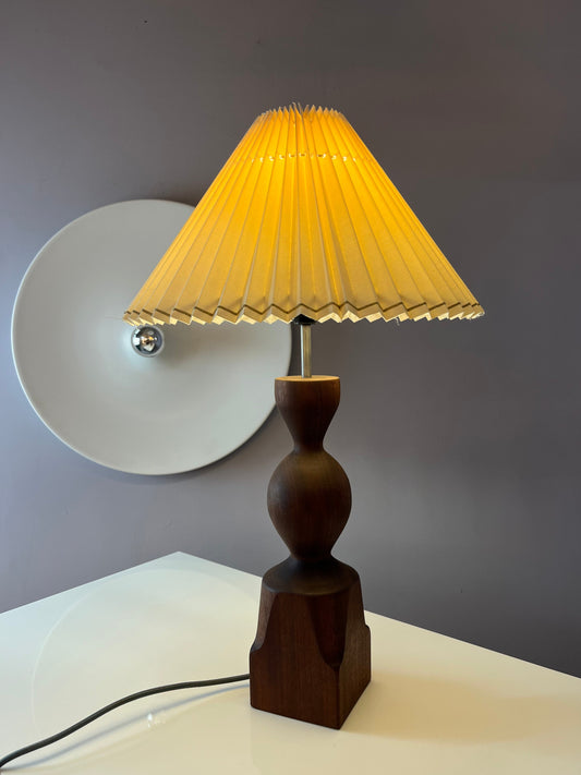 Tischlampe Teak aus Dänemark