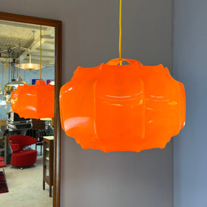Hängelampe orange Kunststoff von Ilka Plast