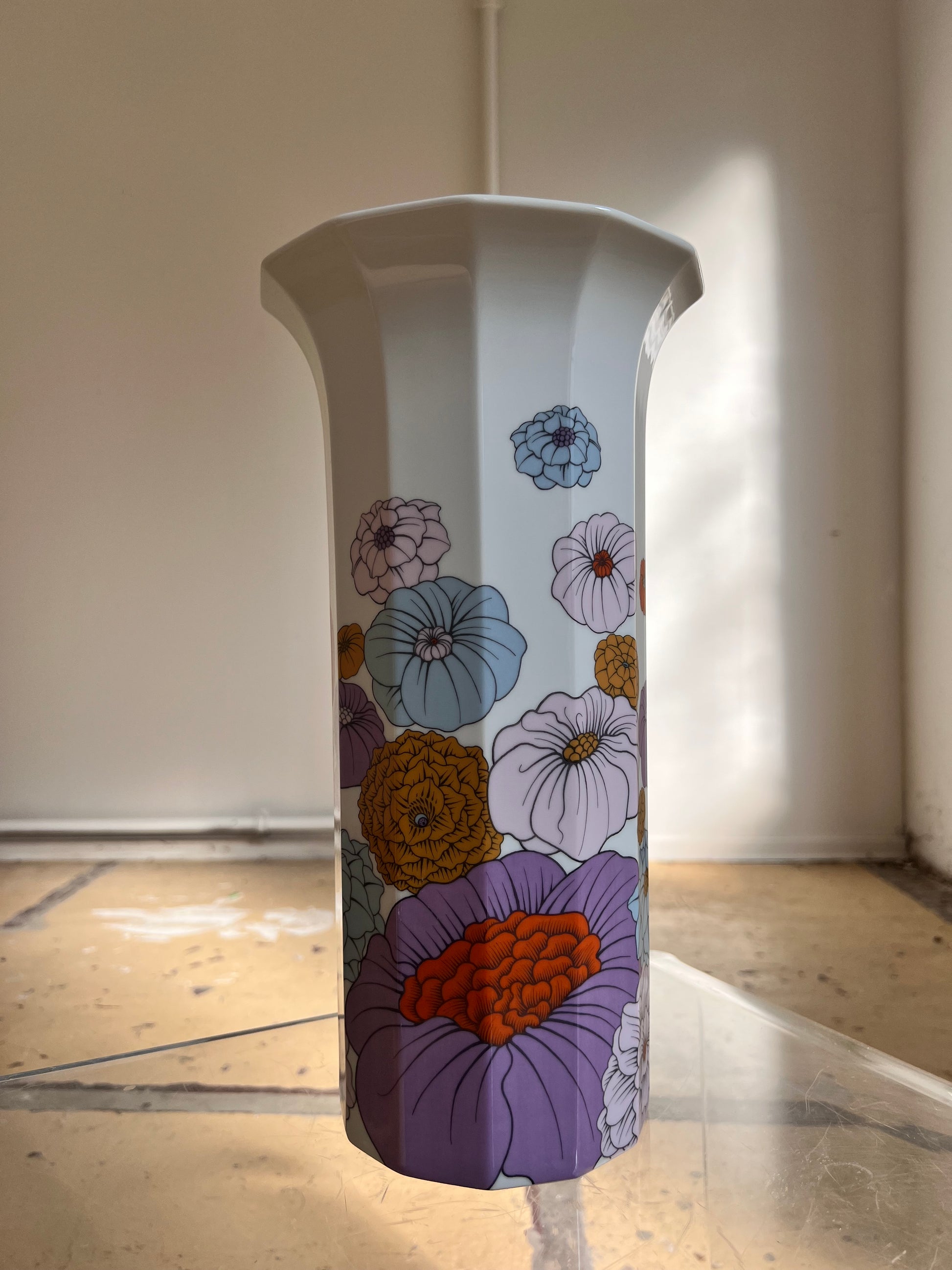 Polygon Vase von Tapio Wirkkala für Rosenthal Studio Line 1979