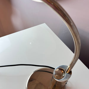 Schreibtischlampe BEA DS silber vernickelt von Florian Schulz Design