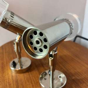 Set: 2x Wandlampe Chrom 70er