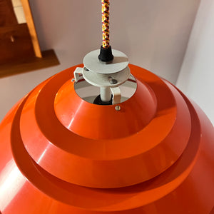Hängelampe orange von Hans-Agne Jakobsson für Lyfa