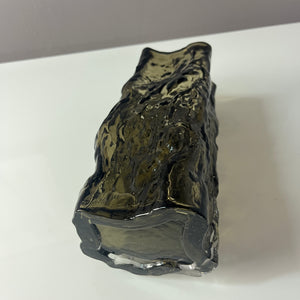 Bark Vase grau Glas von Margit Brandt