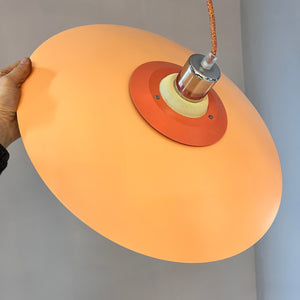 Lamellenlampe neu lackiert peach