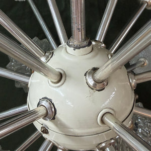 Sputnik Kronleuchter von Elektrofém ISZ