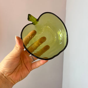 Set: 14x Schalen grüner Apfel Glas