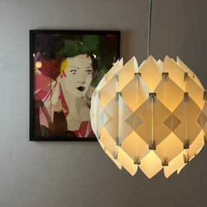 Hängelampe Butterfly weiß von Lars Schiøler für Hoyrup Light