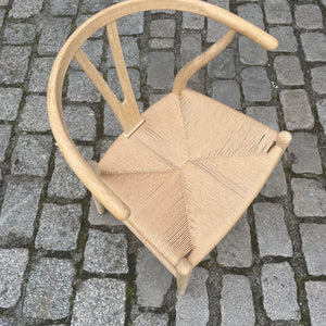 Wishbone Chair Modell CH24 Eiche geseift von Hans J. Wegner für Carl Hansen & Søn