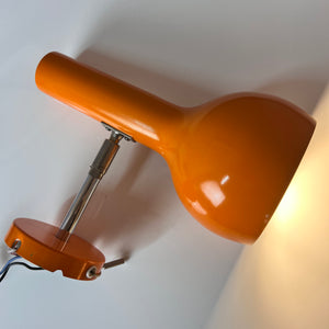 Wandlampe orange 70er