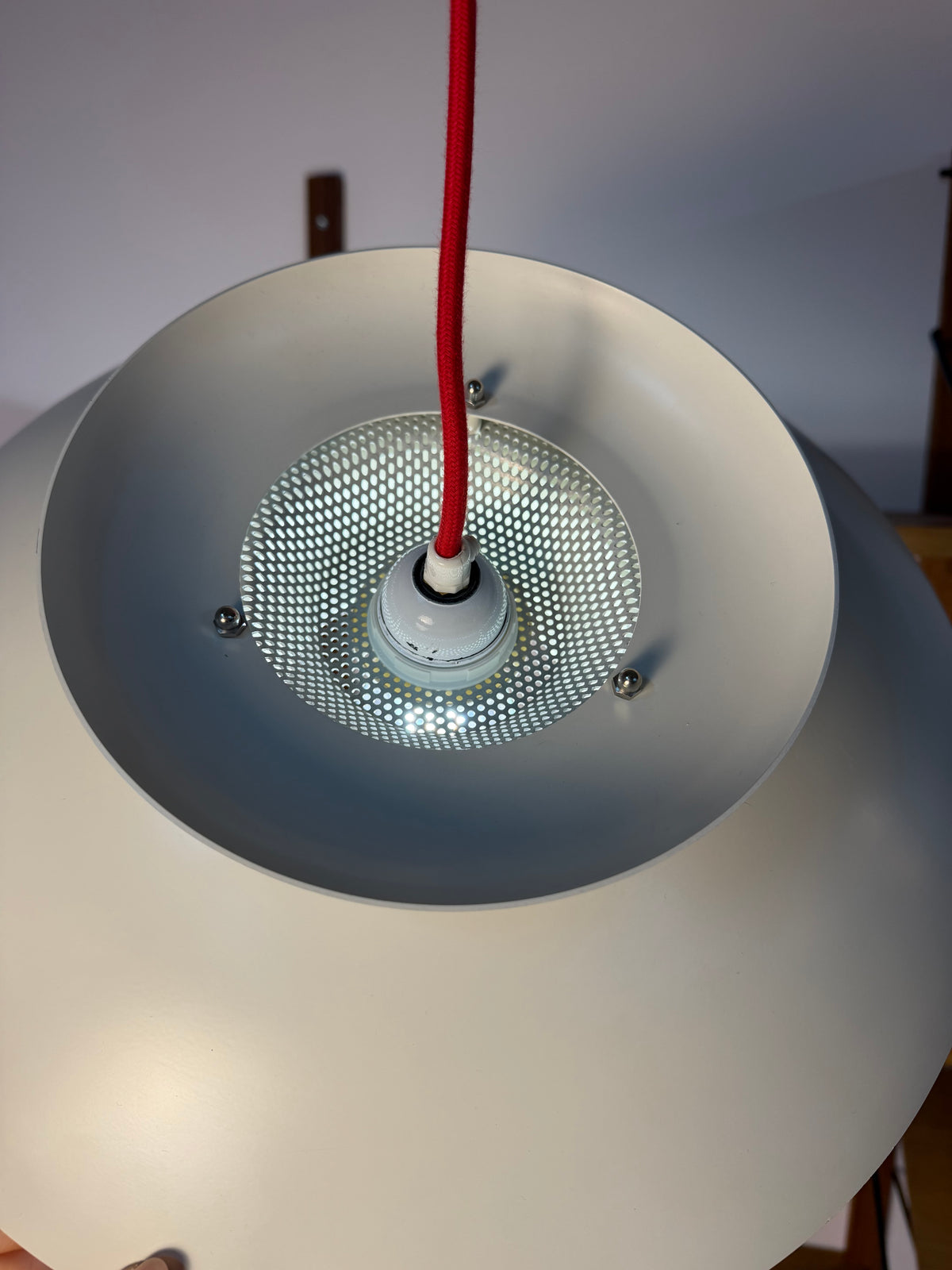 Lamellenlampe weiß aus Dänemark