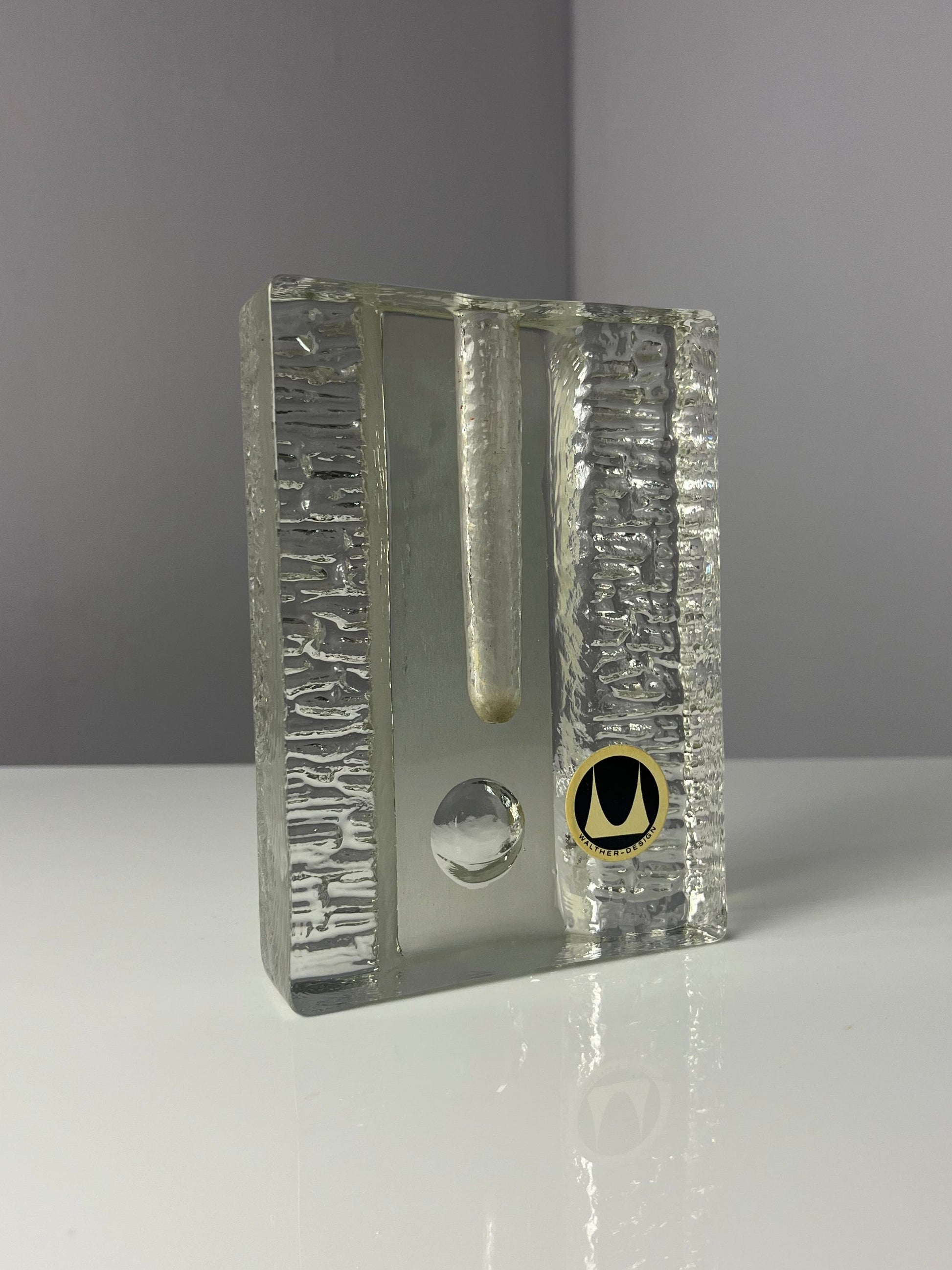 Solifleur Vase von Heiner Düsterhaus für Walther Glas