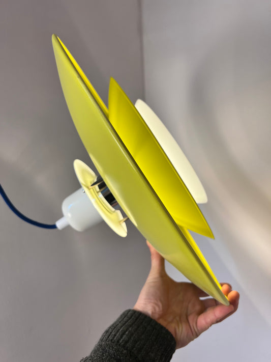 Lamellenlampe teils neu lackiert aus Dänemark