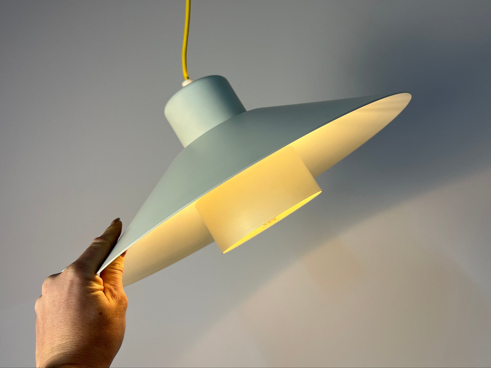 Lamellenlampe weiß von Lyskær Belysning