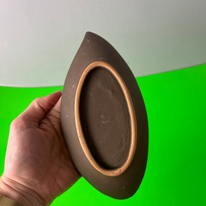 Wandkerzenhalter rot braun Keramik