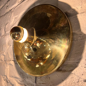 Wandlampe Diskus Messing von STAFF