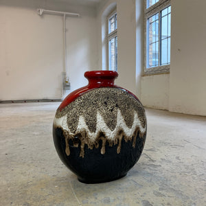 Bodenvase 102/50 rot braun von Dümler & Breiden