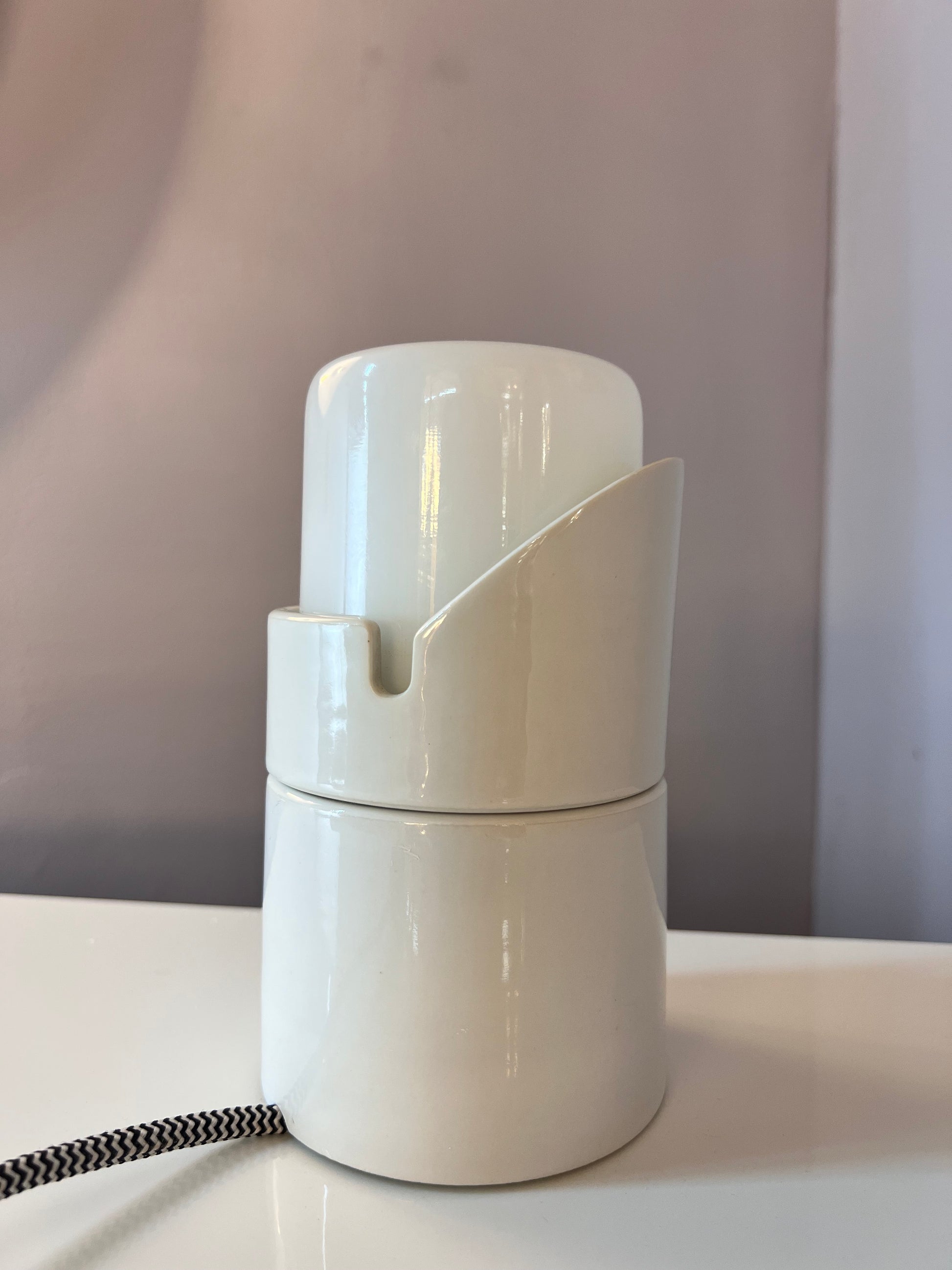 Wand-oder Tischlampe Modell 6050 weiß von Sigvard Bernadotte für Ifö