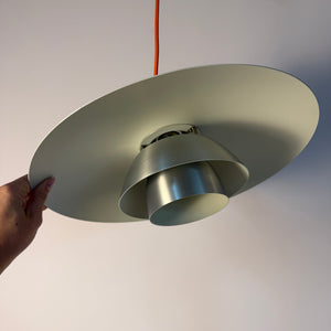 Lamellenlampe PH4/3 silber gebürstet von Poul Henningsen für Louis Poulsen