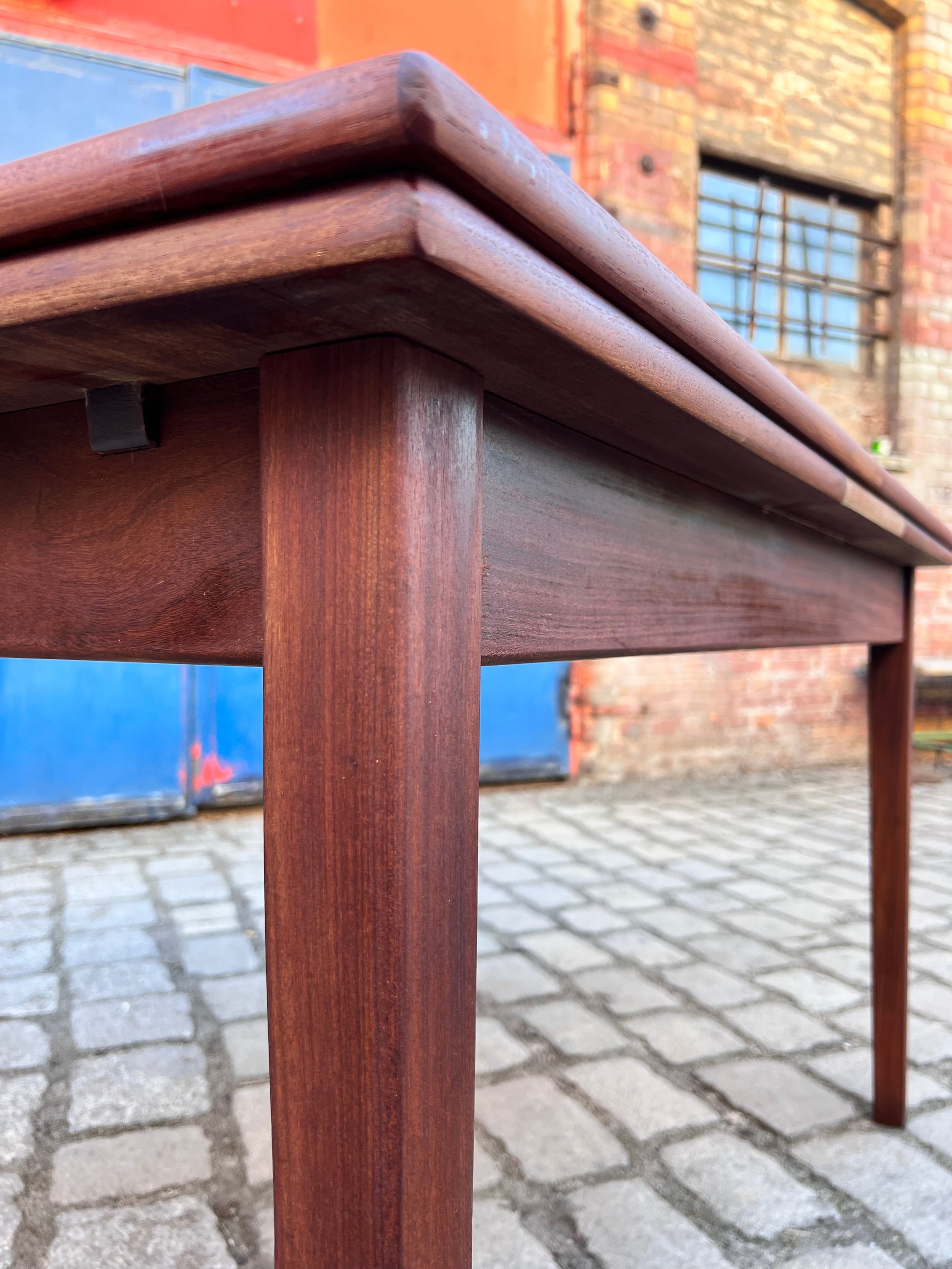 Ausziehbarer Esstisch Teak aus Dänemark