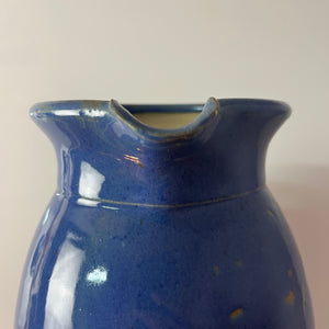 Teekanne blau Keramik