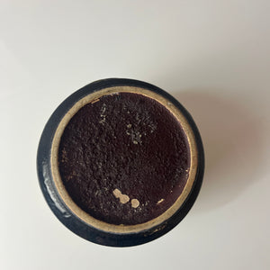 Blumentopf Fat Lava braun