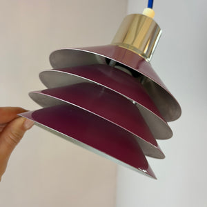 Lamellenlampe Himbeer von Design Light