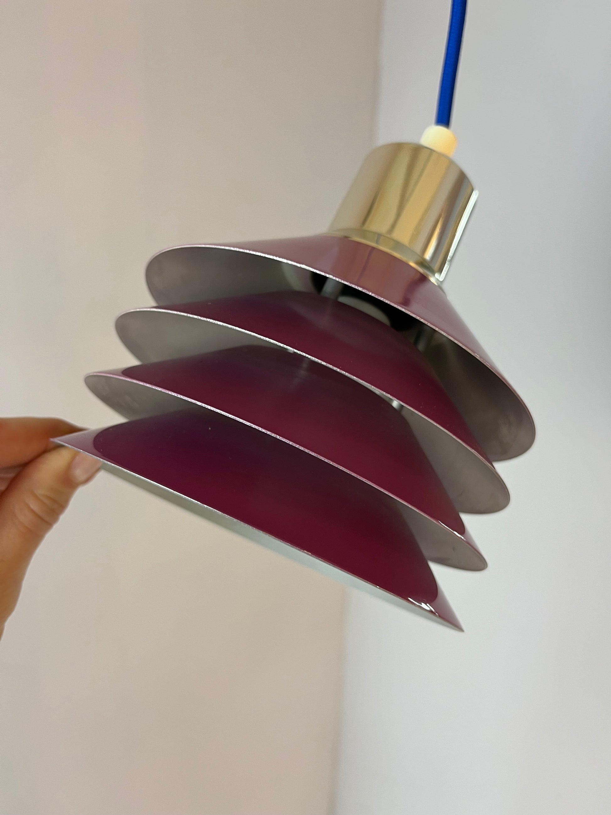 Lamellenlampe Himbeer von Design Light