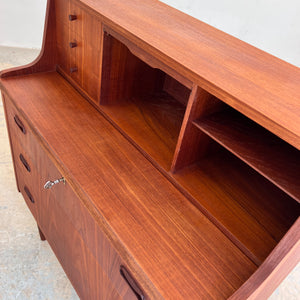 Sekretär Teak mit Spiegel aus Dänemark