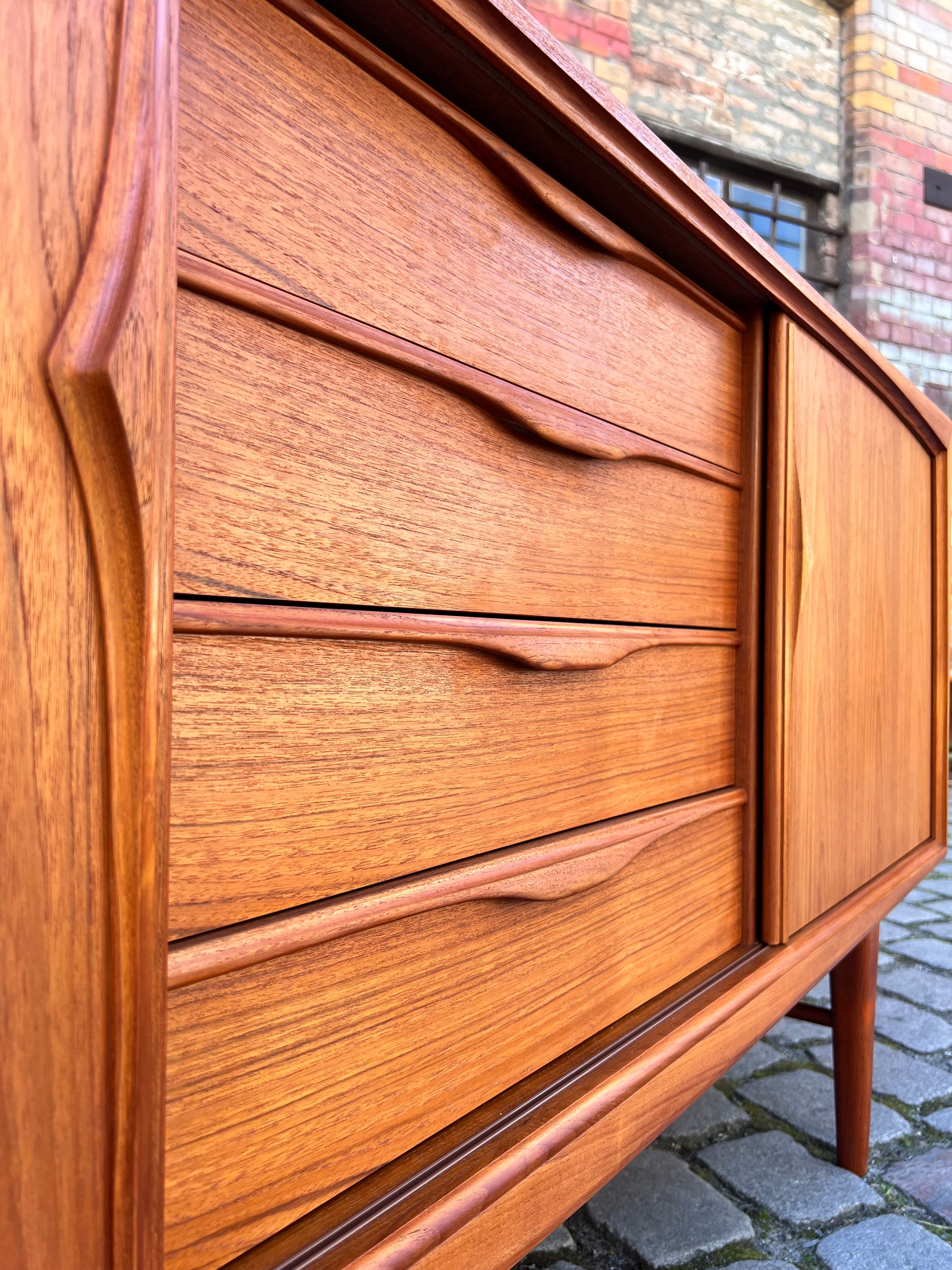 Sideboard Teak von Heinrich Riestenpatt für rt Möbel