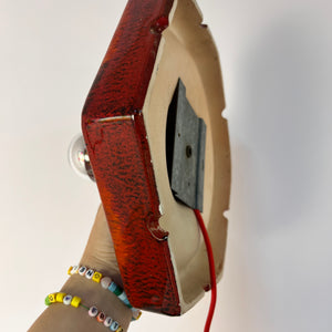 Wandlampe rot Keramik von Hustadt Leuchten