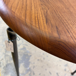 Esstisch Teak mit Metallbeinen von Niels Bach