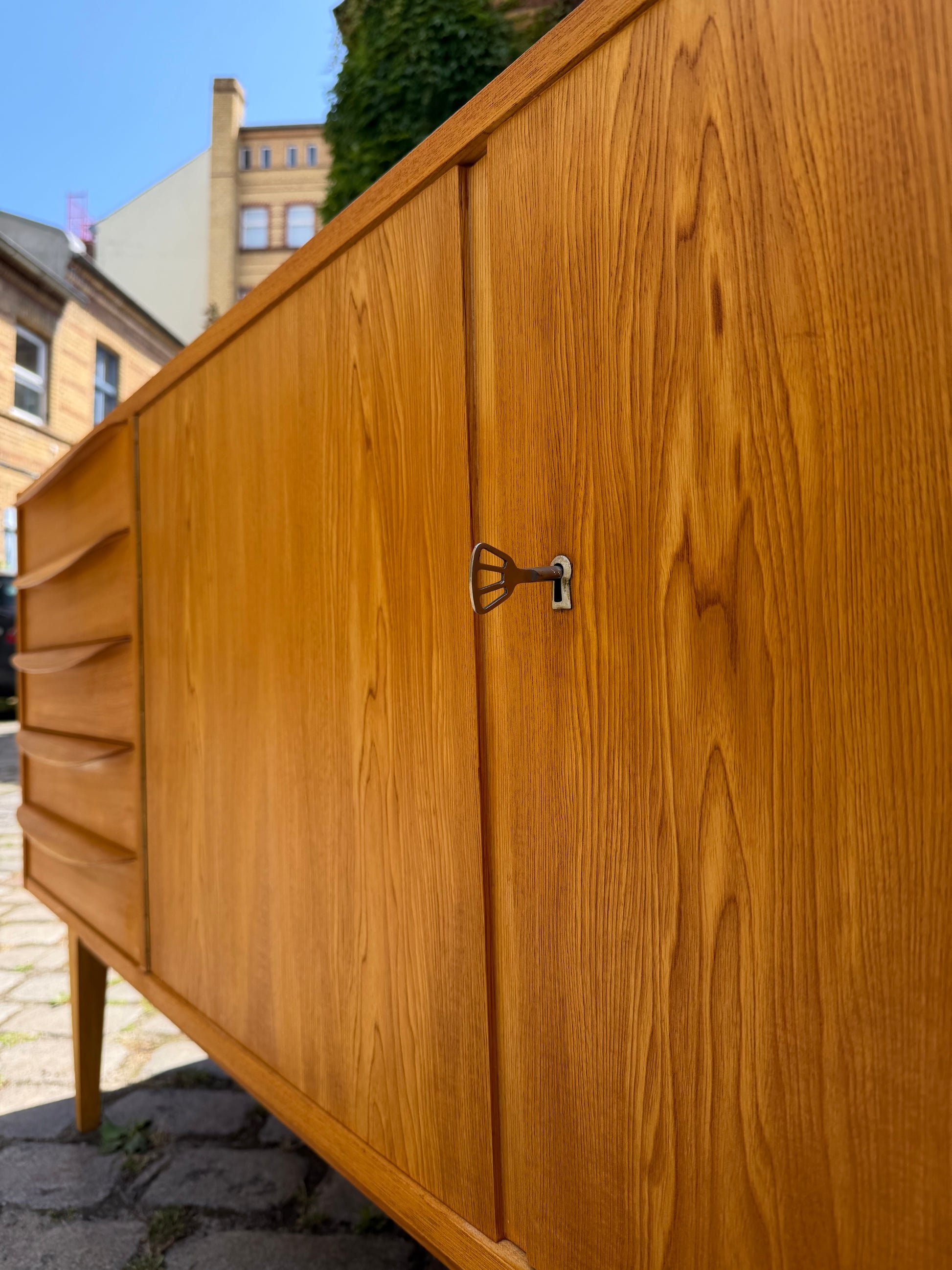 Sideboard Typ 602/K Esche von Franz Ehrlich für Hellerau