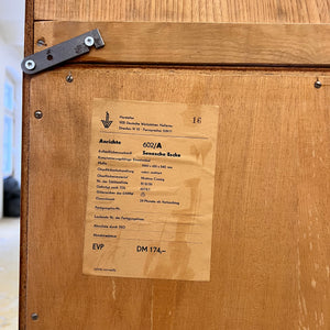 Bücherschrank Typ 602 von Franz Ehrlich für Hellerau