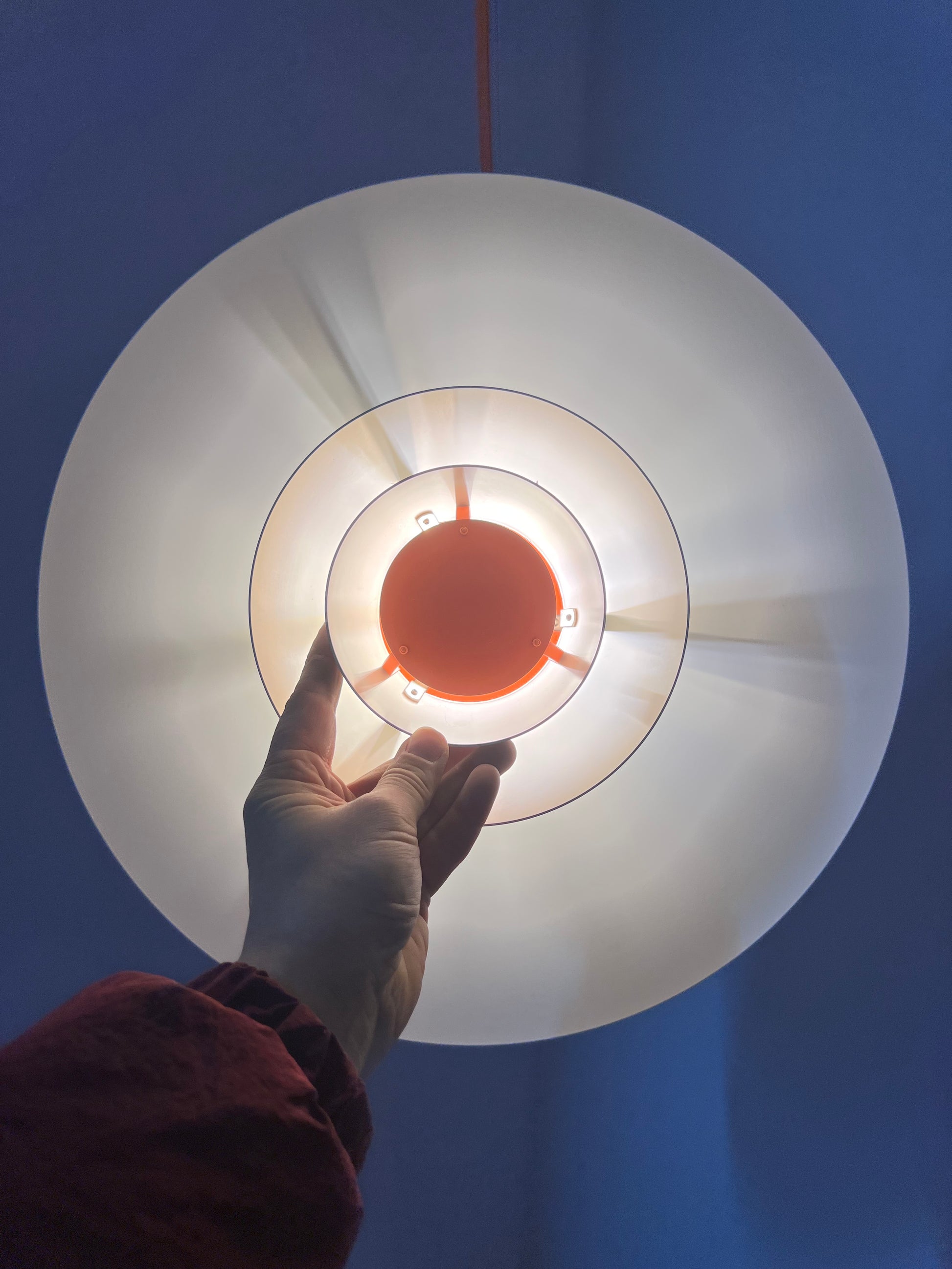 Lamellenlampe PH4 von Poul Henningsen für Louis Poulsen