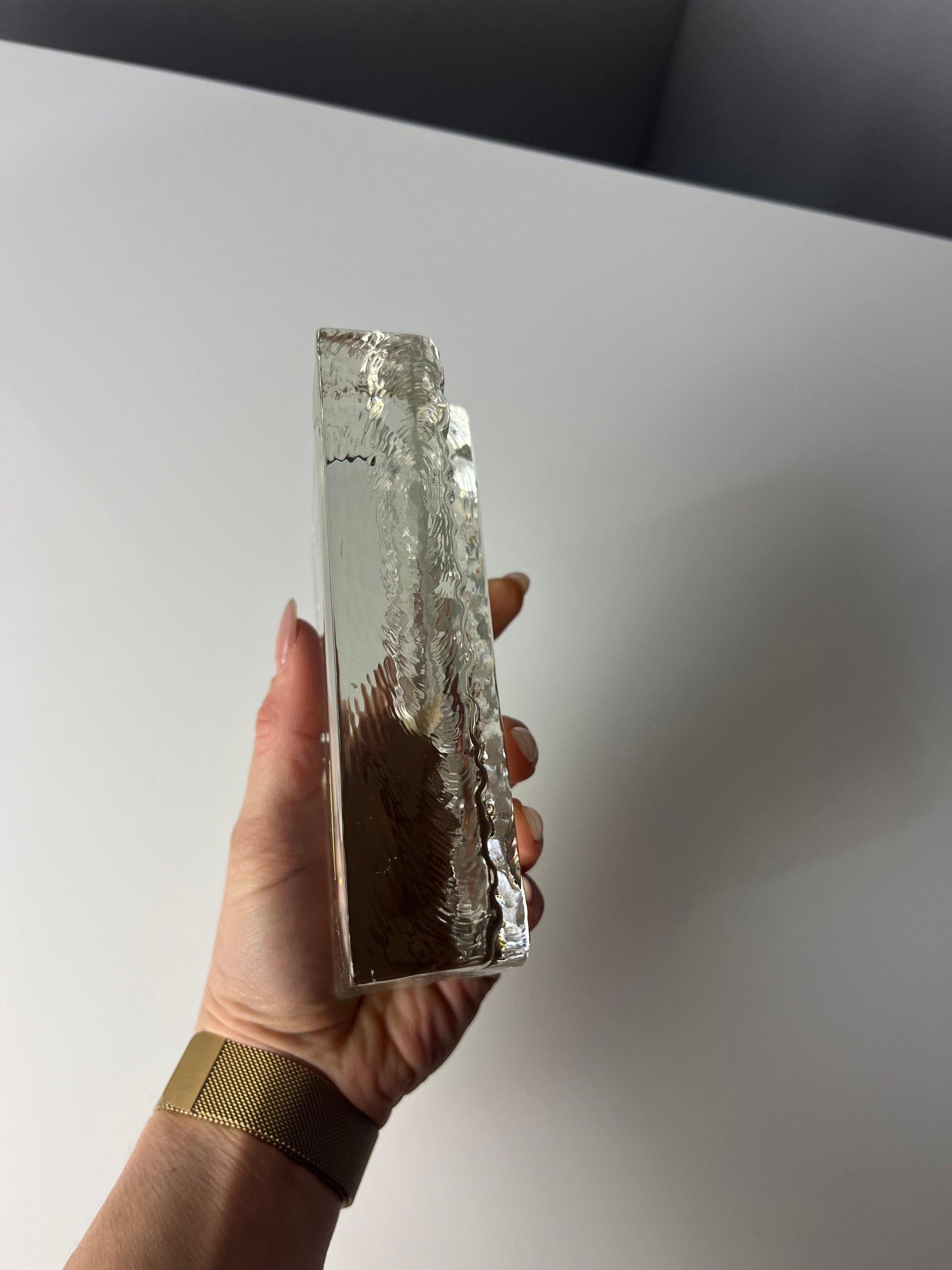 Solifleur Vase von Heiner Düsterhaus für Walther Glas