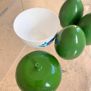 Set: Eierwärmer und Dose 70er