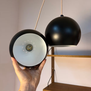 Kugellampe schwarz aus Dänemark