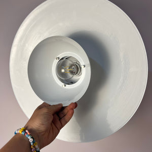 Lamellenlampe weiß aus Dänemark