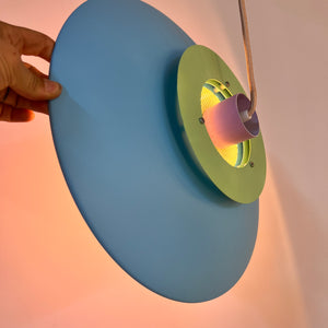 Lamellenlampe neu lackiert, Dänemark
