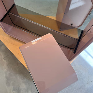 Set: Spiegelschrank rosa von Duscholux