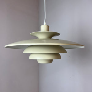Lamellenlampe 'Alexia'  beige/weiß von JEKA