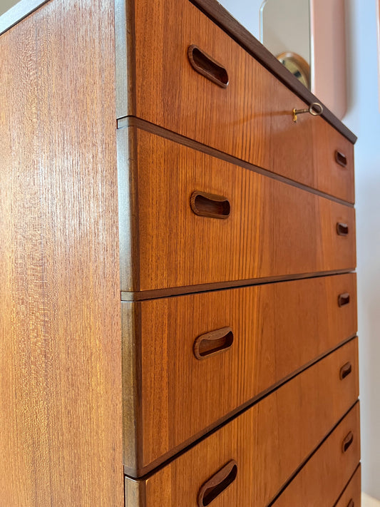Schubladenkommode Teak aus Dänemark