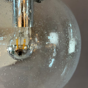 Kugellampe Einschlussglas Chrom von Glashütte Limburg