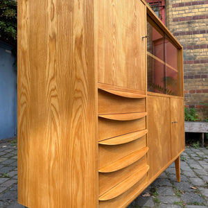 Highboard Typ 602/G Esche von Franz Ehrlich für Hellerau