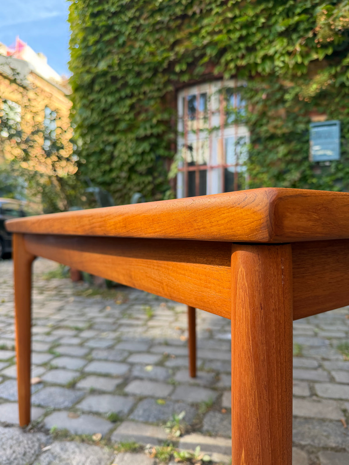 Ausziehbarer Esstisch Teak von Grete Jalk für Glostrup