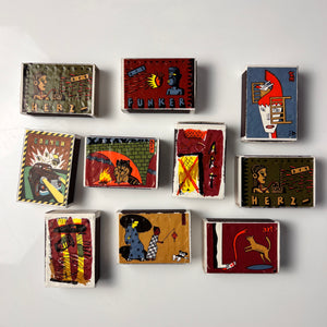 Set: Vintage Streichhölzer Art Collection