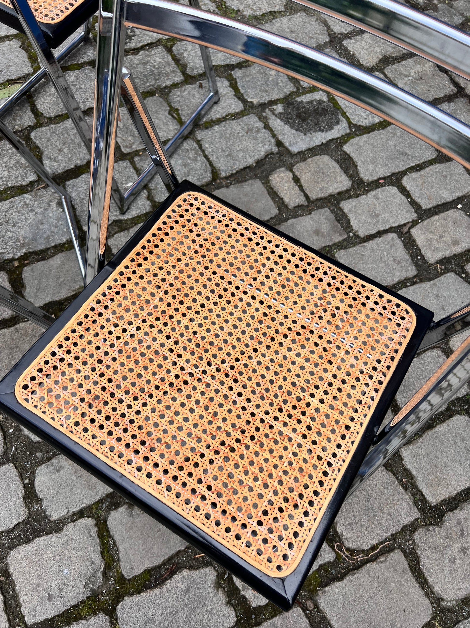 Klappstuhl Chrom von Arrben Italien