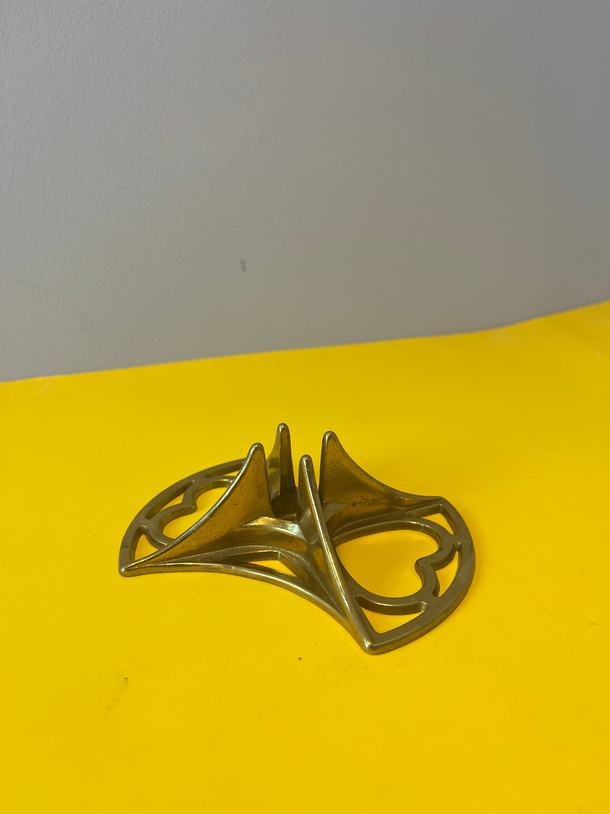 Kerzenständer Messing mit Herzen