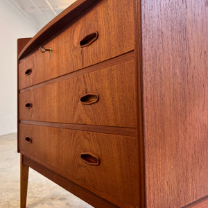 Sekretär Teak aus Dänemark