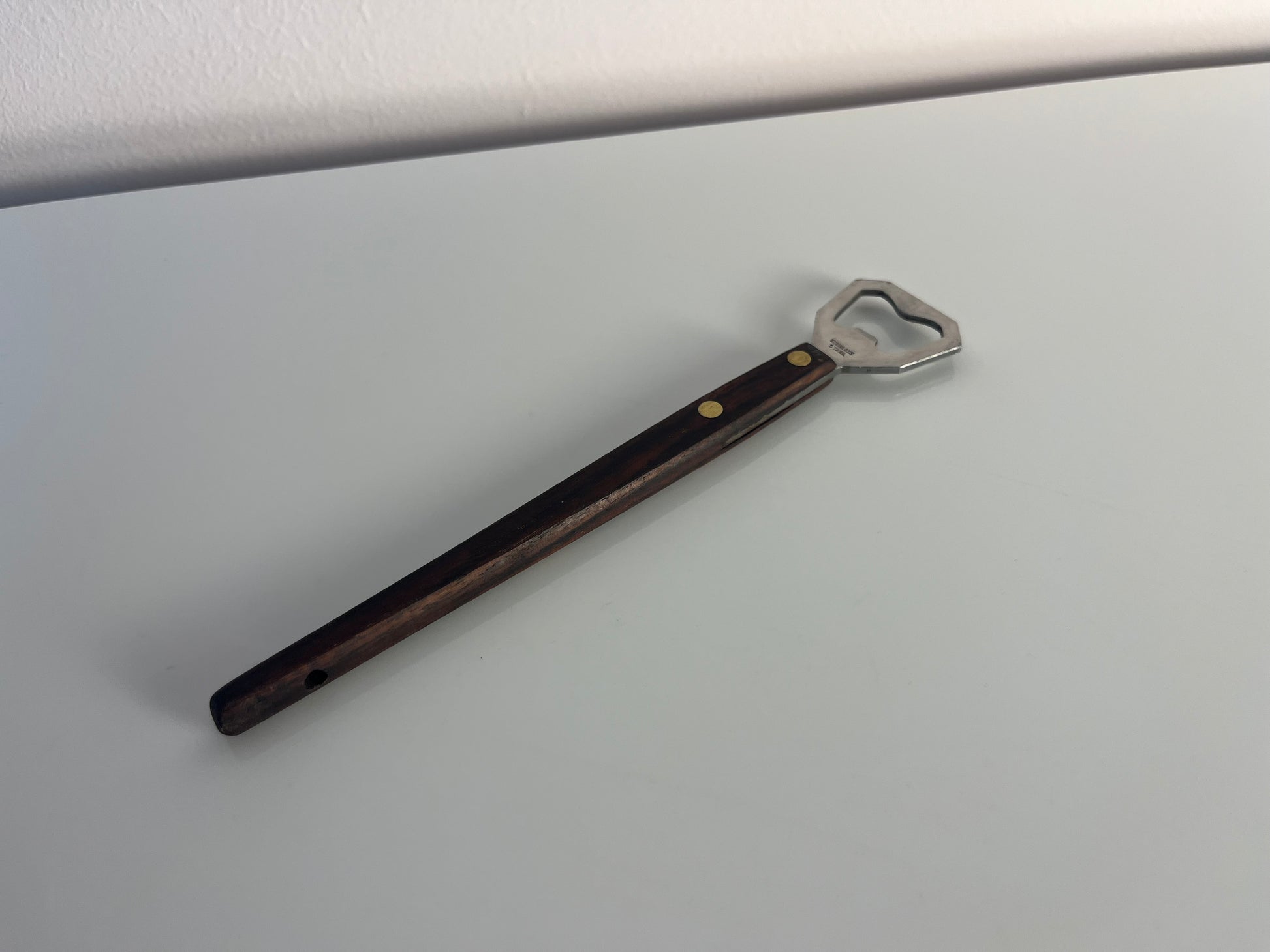 Flaschenöffner Teak aus Dänemark